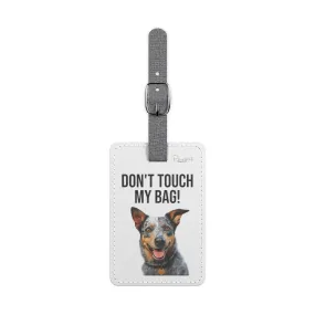 Australian Cattle Dog Saffiano Polyester Luggage Tag (scratch- and water-resistant)
