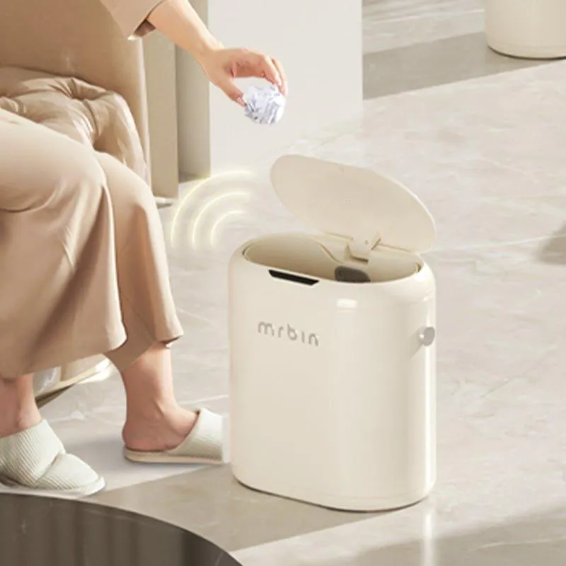 Automatic Bag Dispenser Trash Can with Three Sensory Modes and Year-Long Battery Life