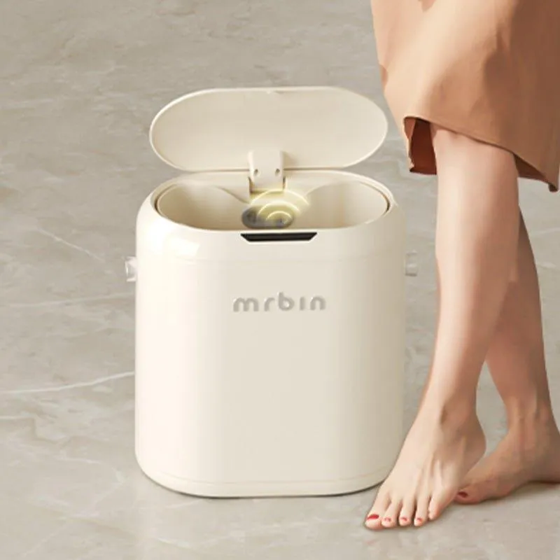 Automatic Bag Dispenser Trash Can with Three Sensory Modes and Year-Long Battery Life