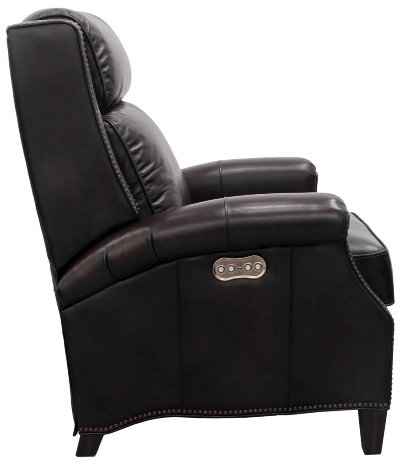Barcalounger Barrett Wing Back Power Leather Recliner