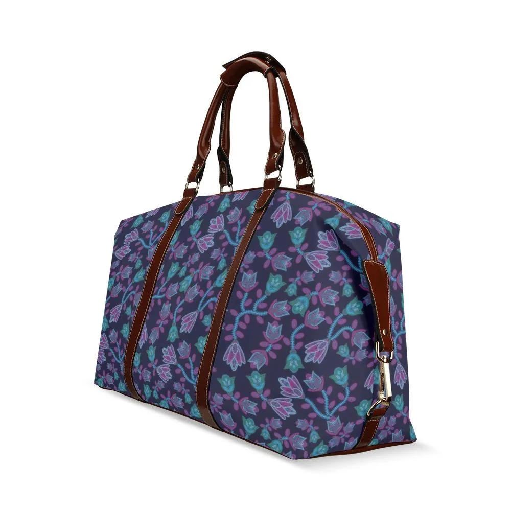 Beaded Blue Nouveau Classic Travel Bag