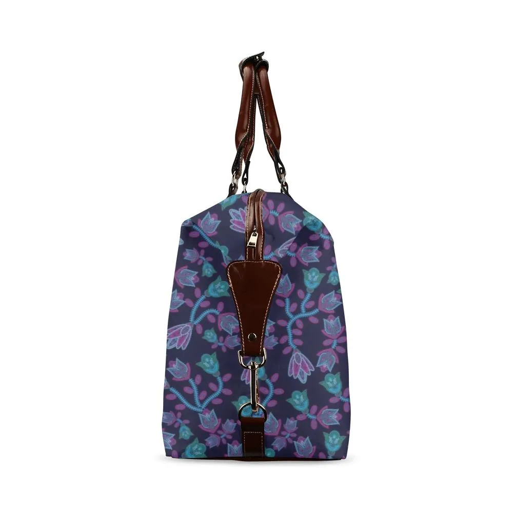 Beaded Blue Nouveau Classic Travel Bag