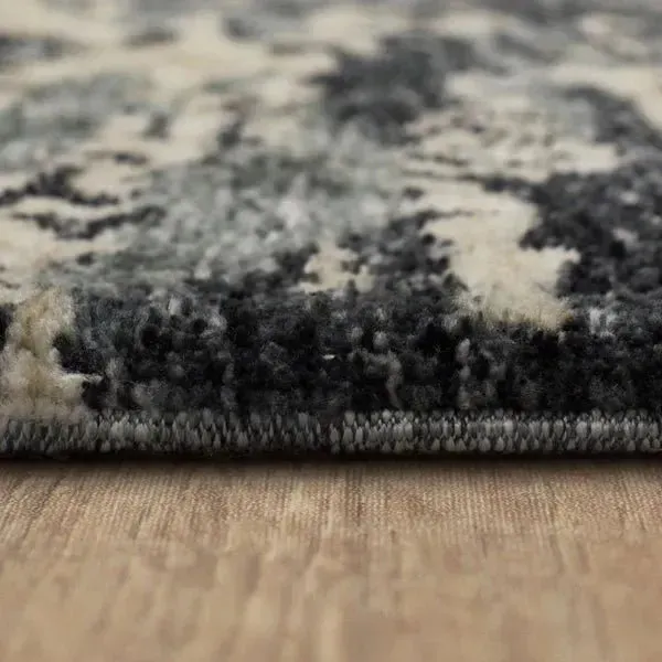 Bowen R1143 248 Huron Charcoal Rug