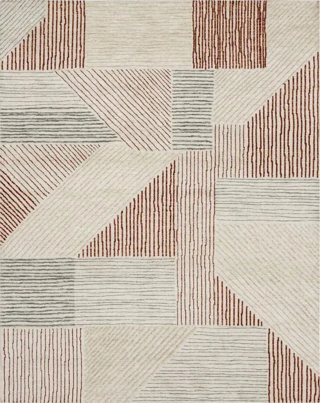 Bowen R1146 277 Central Valley Red Rug