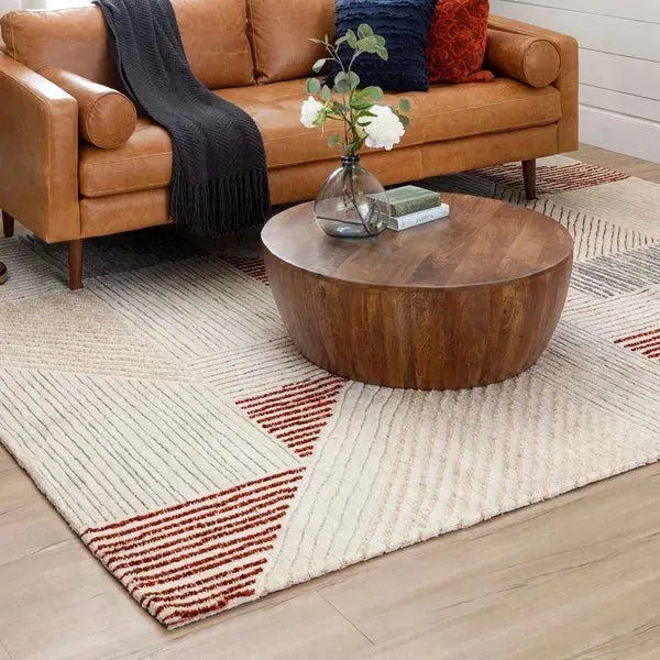 Bowen R1146 277 Central Valley Red Rug