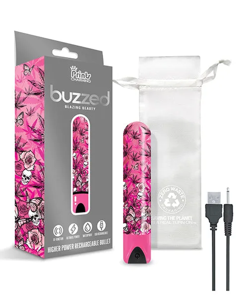 Buzzed 3.5" Rechargeable Bullet Blazing Beauty