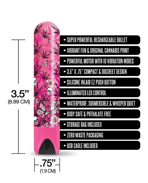 Buzzed 3.5" Rechargeable Bullet Blazing Beauty