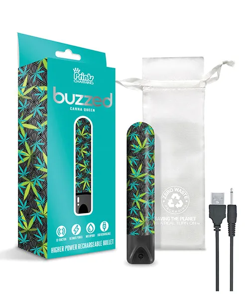 Buzzed 3.5" Rechargeable Bullet Canna Queen