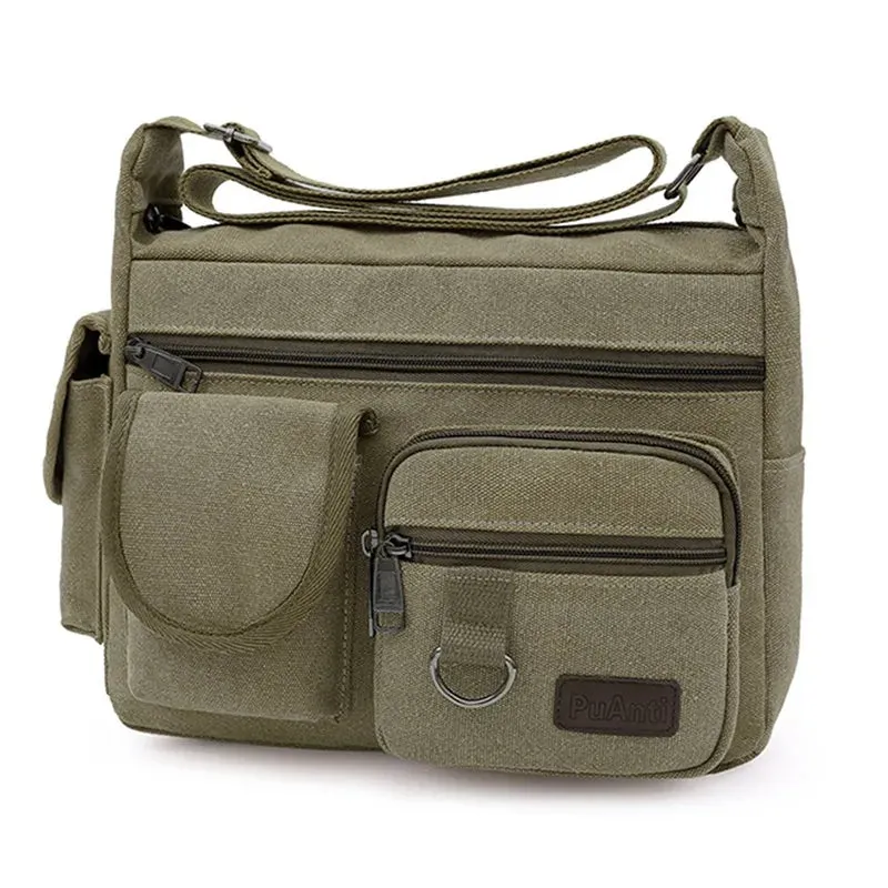 Canvas Shoulder Handbag