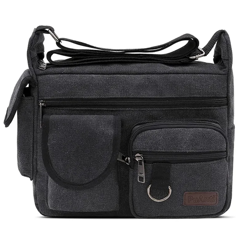 Canvas Shoulder Handbag