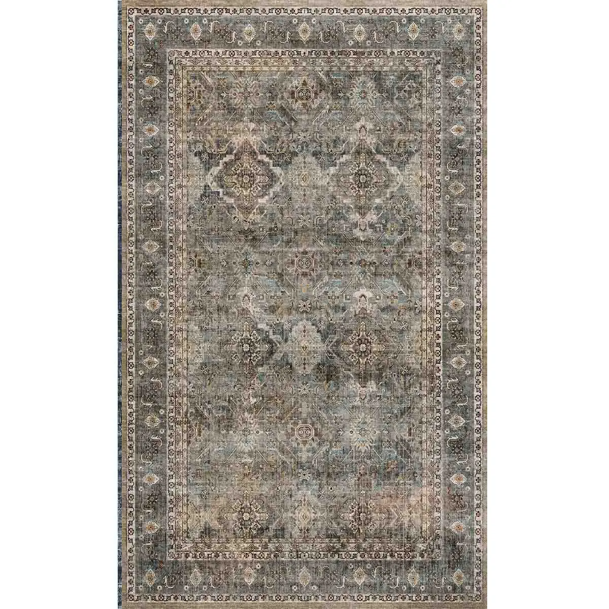 Clara Grey Olive Rug
