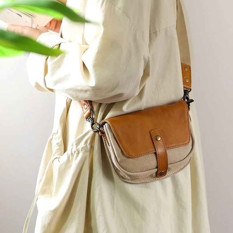 Cool Womens Canvas Satchel Bag Side Bag For Ladies