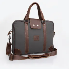 Corporate Laptop 15' Bag Wax Canvas & Leather