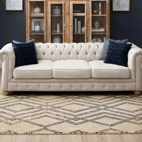 Cosmopolitan 91220 50139 French Affair Ink Blue Rug