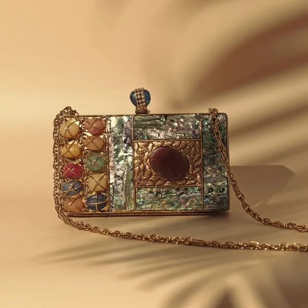Disha Mother of Pearl Clutch