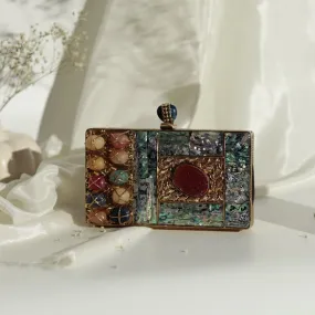 Disha Mother of Pearl Clutch
