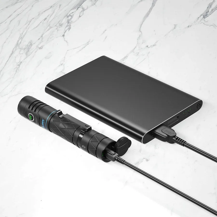 E12R 1200 Lumens Power Bank Flashlight