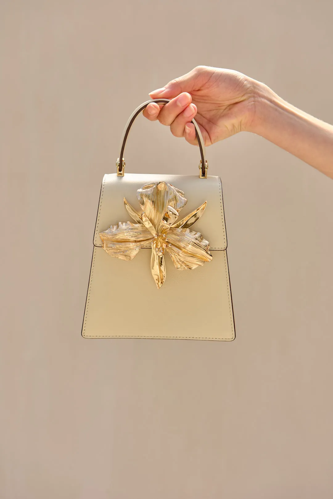 EMILIA MINI TOP HANDLE - ALABASTER