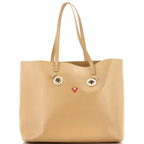 Faces Roll Tote Embellished Leather Large