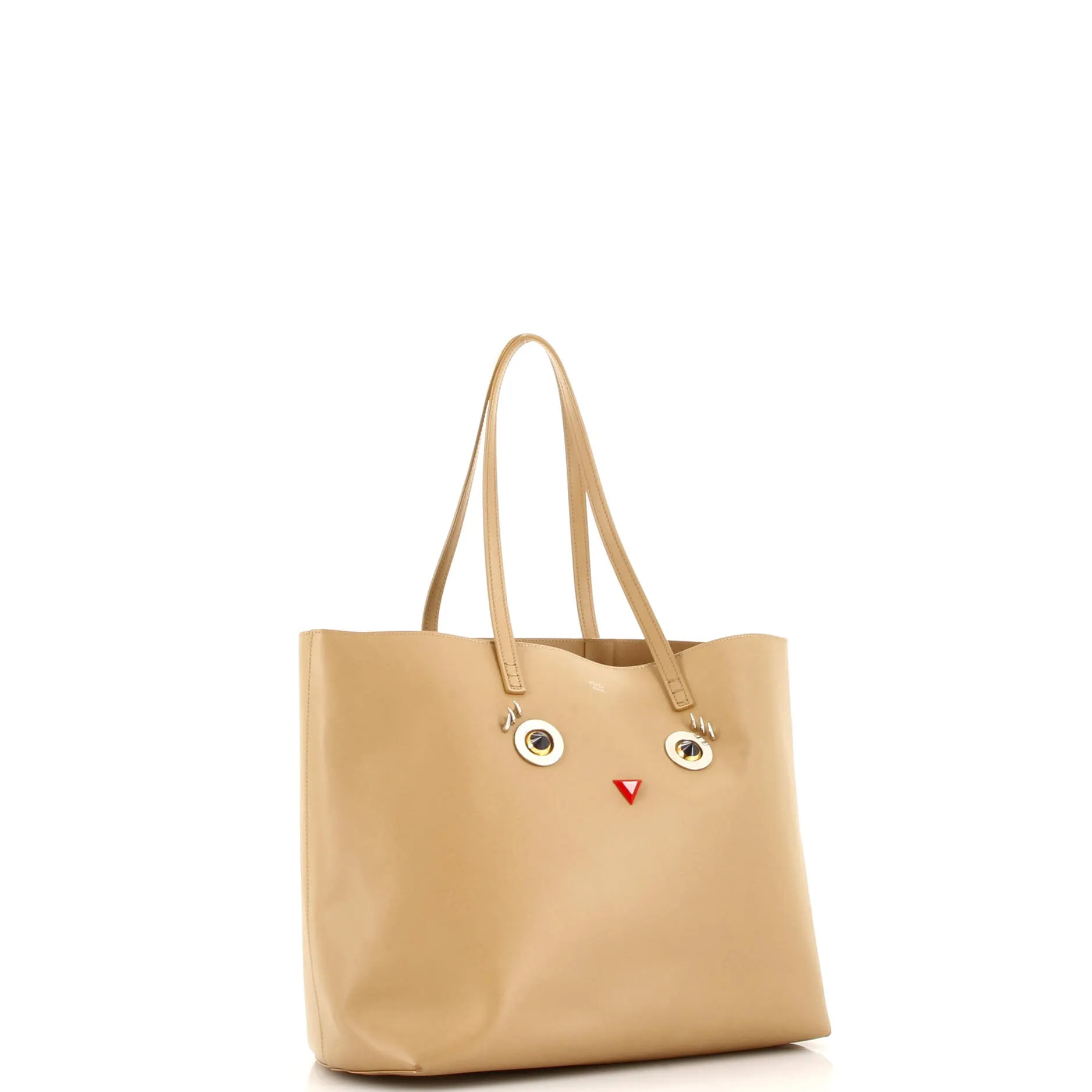 Faces Roll Tote Embellished Leather Large