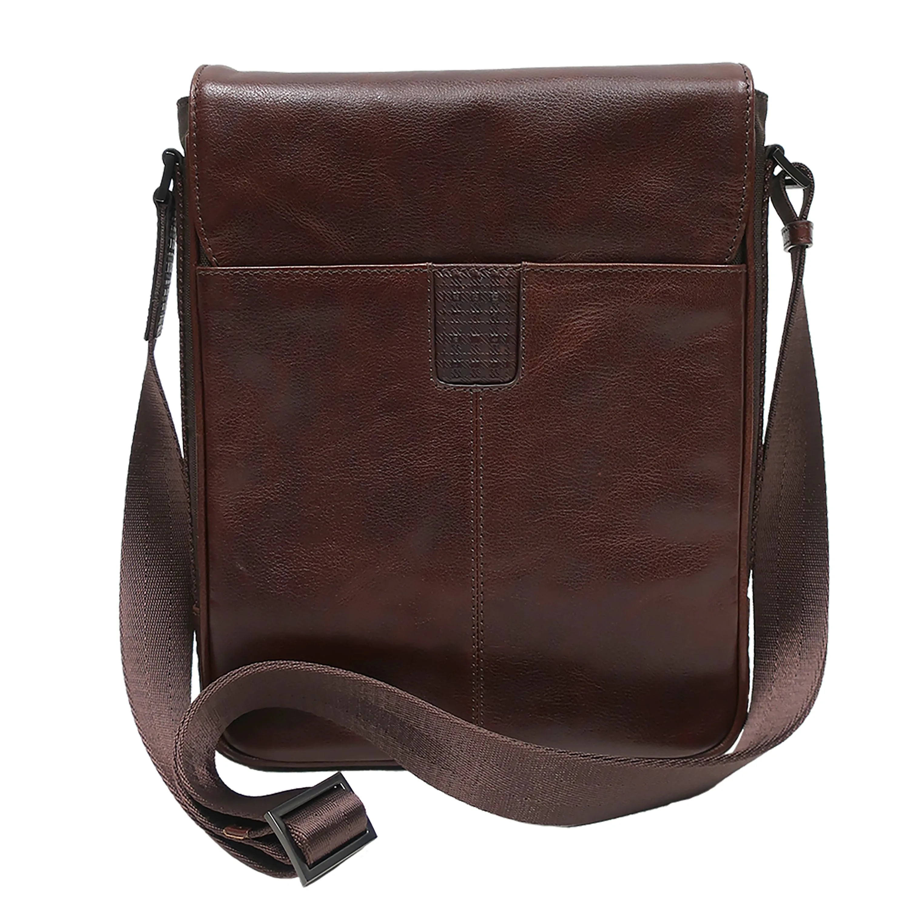 Garth Coated Zipper Leather Cross Body Bag -2024 update