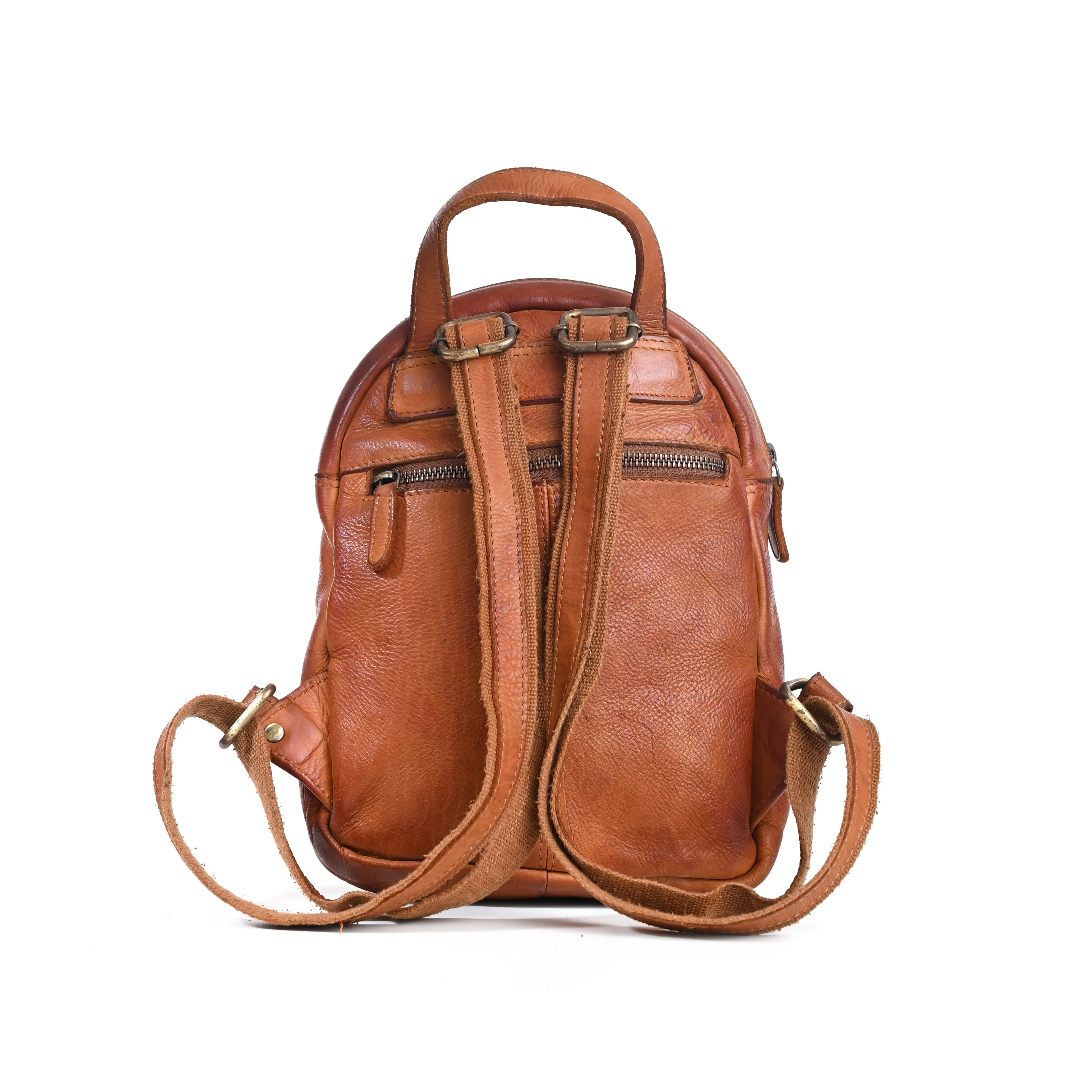 Genuine Premium Leather Made Cross Body Sling Tablet Messenger Shoulder Bag For Men And Women-Tan