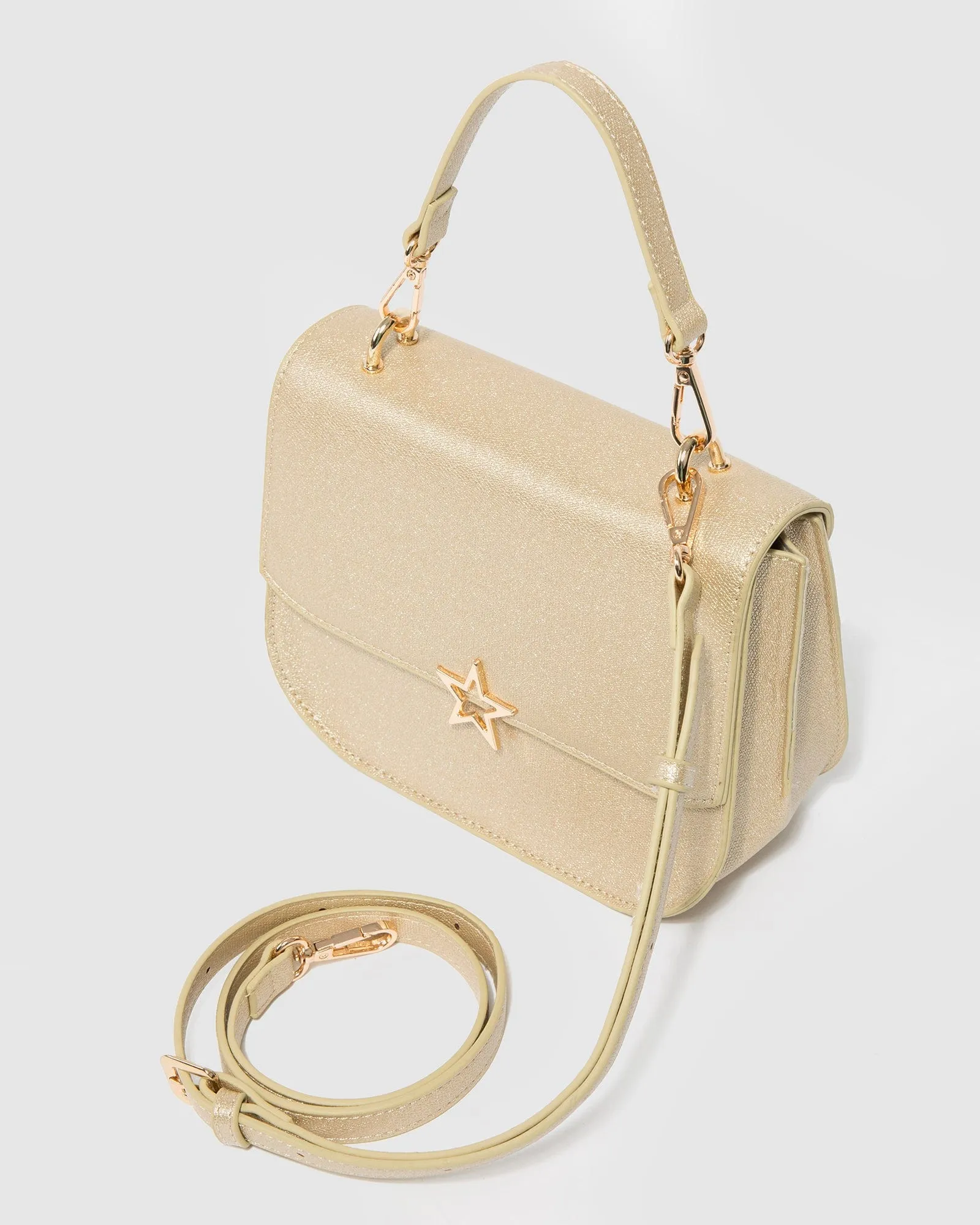 Gold Kennedy Star Top Handle Bag