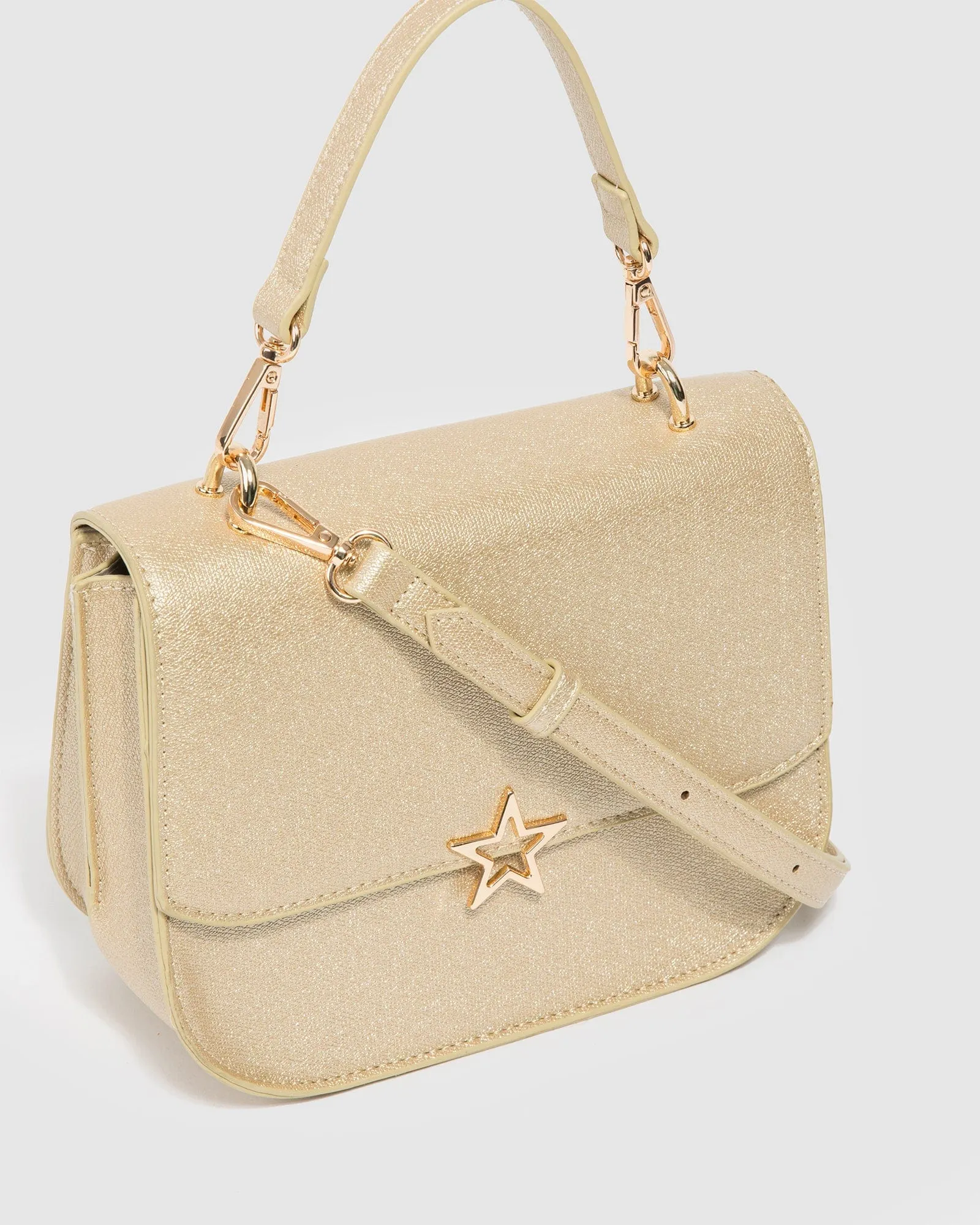 Gold Kennedy Star Top Handle Bag