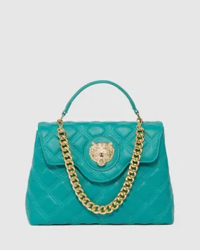 Green Asma Chain Top Handle Bag