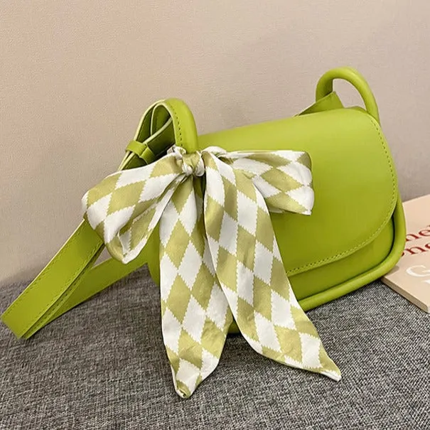 Haute Crossbody Bag with Ribbon