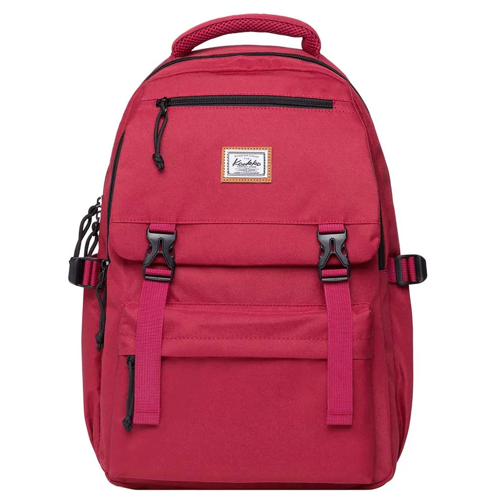 KAUKKO Backpack for School,  KS23 ( Red / 18.4L )