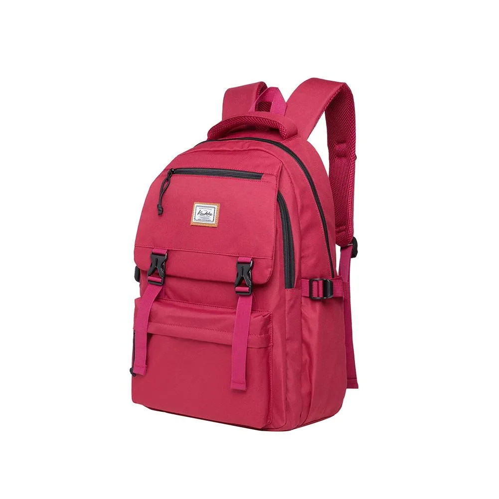 KAUKKO Backpack for School,  KS23 ( Red / 18.4L )