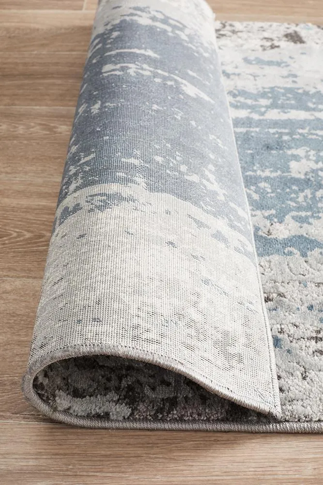 Kendra 1733 Blue Runner Rug by Rug Culture