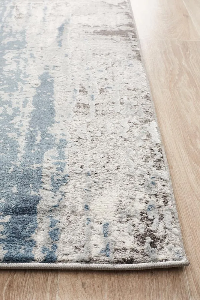 Kendra 1733 Blue Runner Rug by Rug Culture