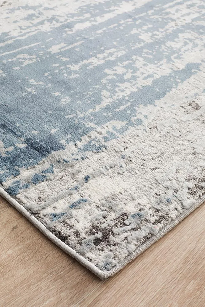 Kendra 1733 Blue Runner Rug by Rug Culture
