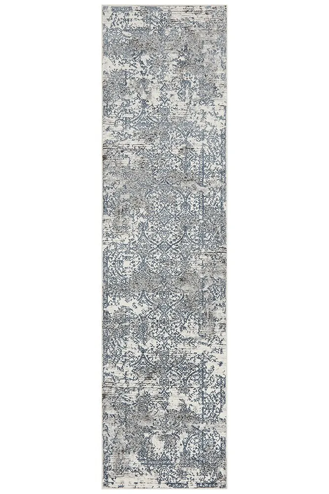 Kendra 1734 White Runner Rug by Rug Culture