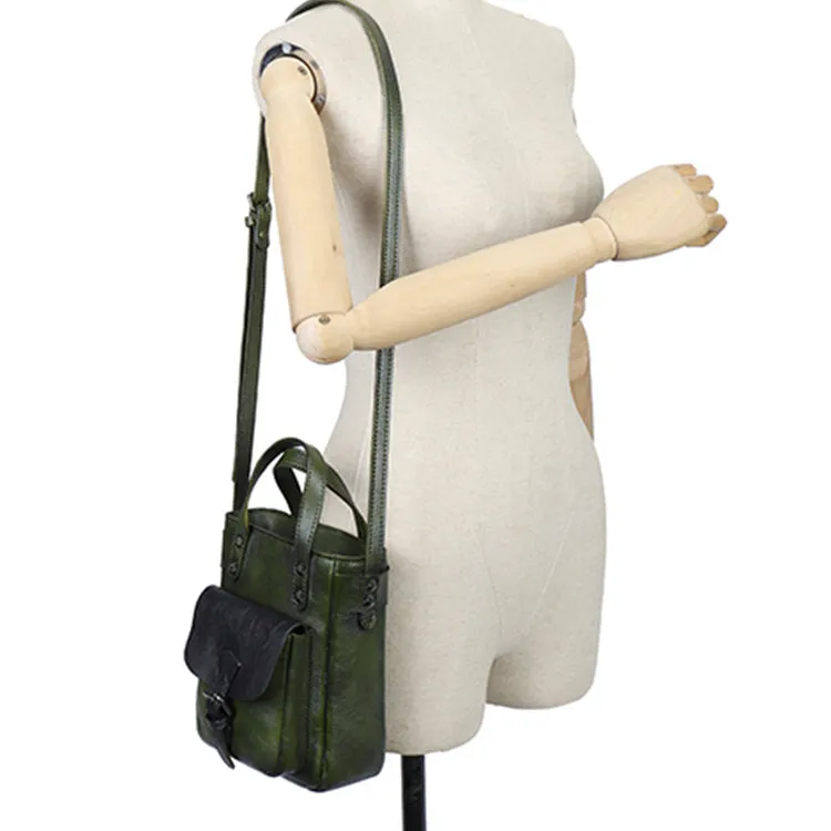Ladies Genuine Leather Shoulder Bags Small Handbags For Women