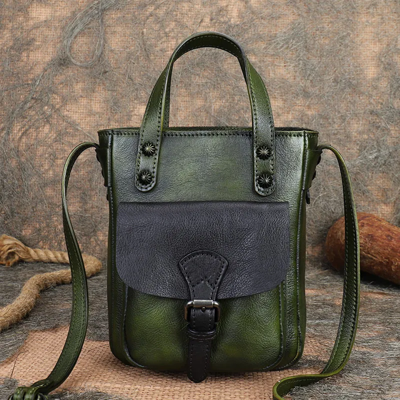 Ladies Genuine Leather Shoulder Bags Small Handbags For Women