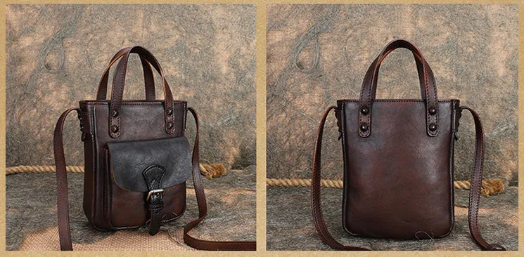 Ladies Genuine Leather Shoulder Bags Small Handbags For Women