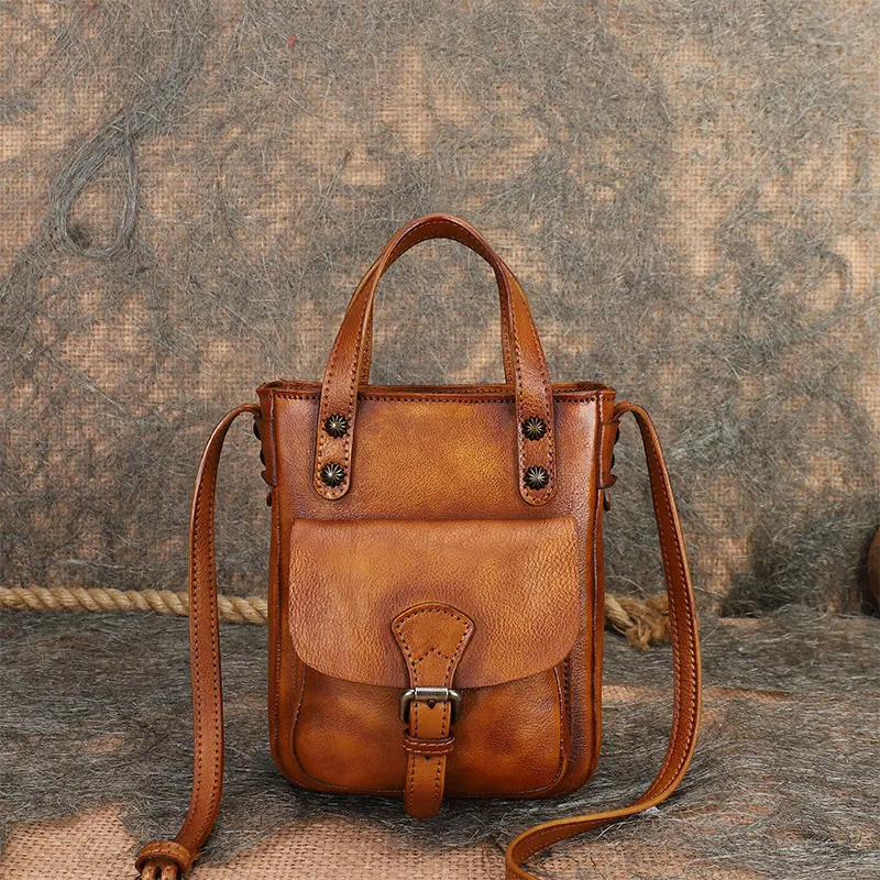 Ladies Genuine Leather Shoulder Bags Small Handbags For Women