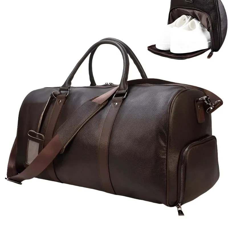 Luxury Leather Travel Bag