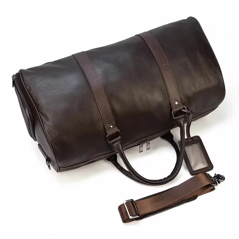 Luxury Leather Travel Bag