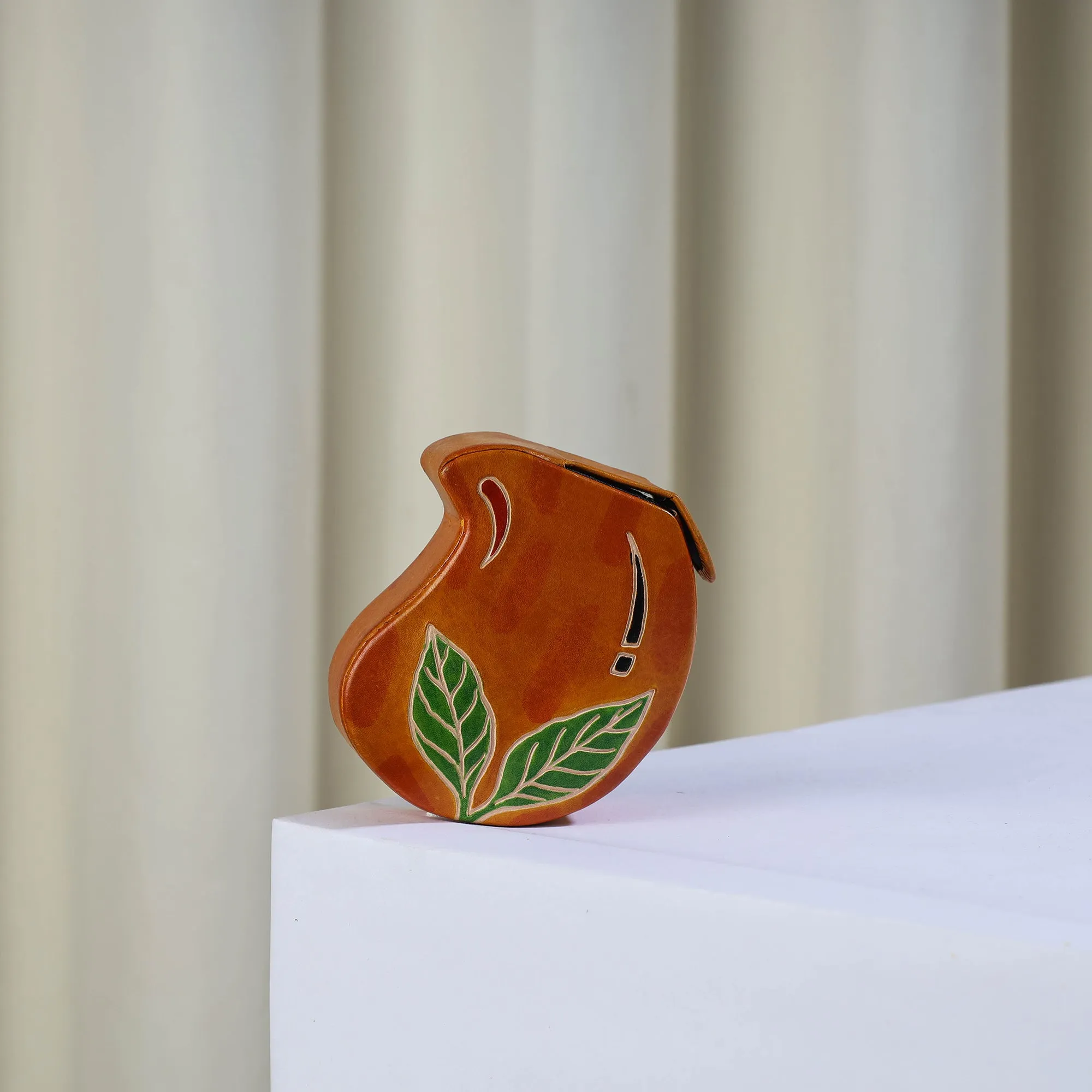 Mango - Handcrafted Leather Money Bank