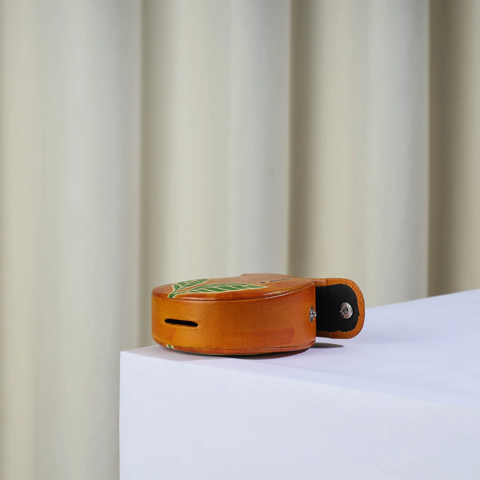 Mango - Handcrafted Leather Money Bank