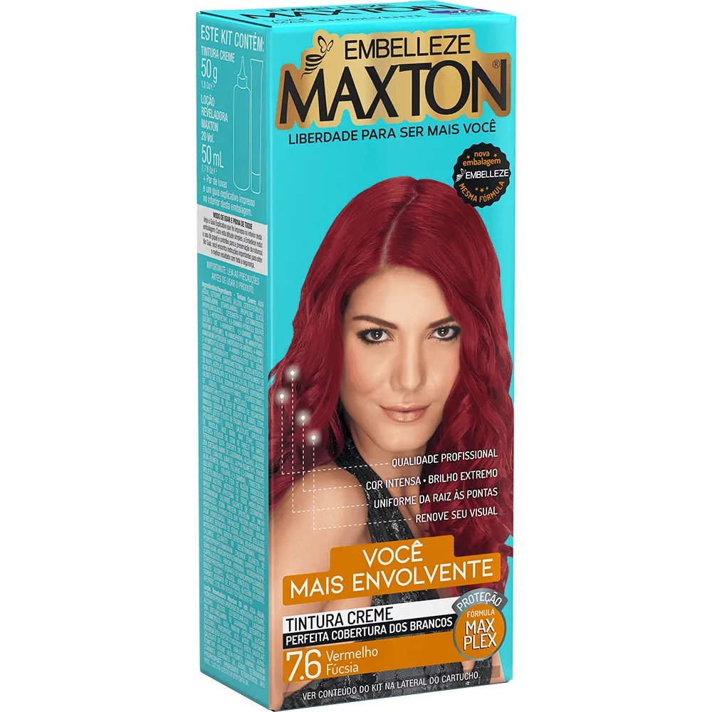 Maxton Hair Dye Redhead   Fuchsia Red Surroundings Kit