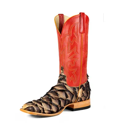 Men's Horse Power Petrified Oak Big Bass with 13" Red Distressed Avatar Tops - HP8068