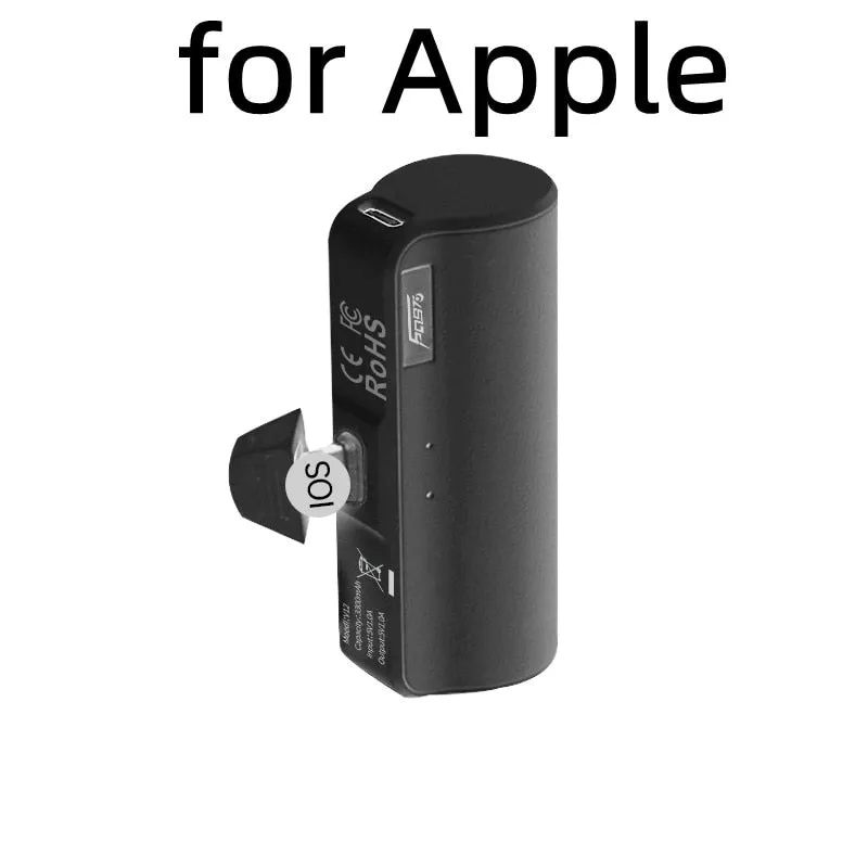 Mini Power Bank 5000mAh Portable Charging Mobile Phone Spare External Battery PoverBank For iPhone Samsung Xiaomi