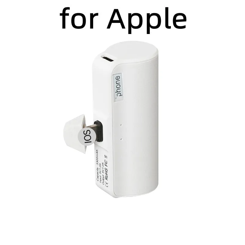 Mini Power Bank 5000mAh Portable Charging Mobile Phone Spare External Battery PoverBank For iPhone Samsung Xiaomi