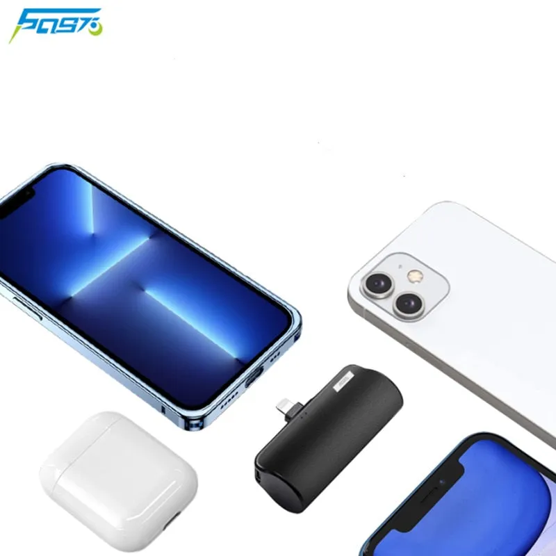 Mini Power Bank 5000mAh Portable Charging Mobile Phone Spare External Battery PoverBank For iPhone Samsung Xiaomi