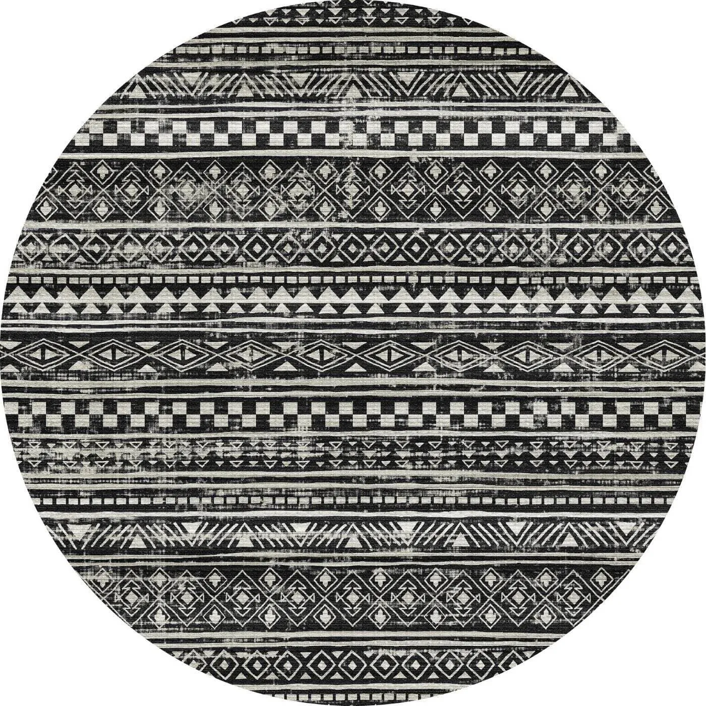 Nadine Black & White Rug